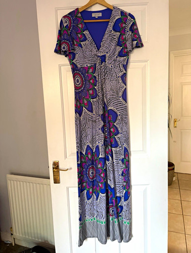 Per una blue floral - una, maxi