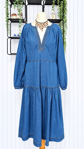 Per una denim midi maxi - una, m&s