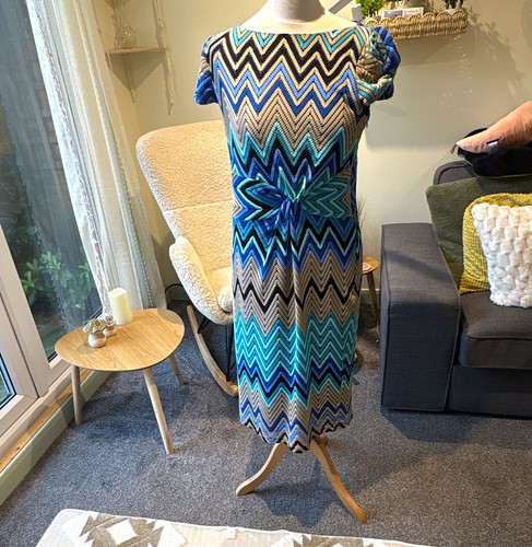 Per una size blue chevron - per,