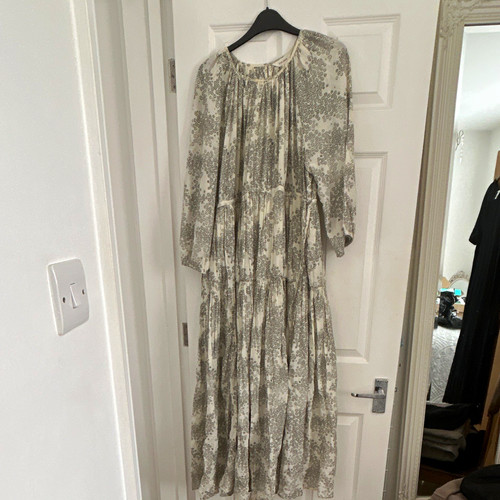 Per una floral cotton midi - per,
