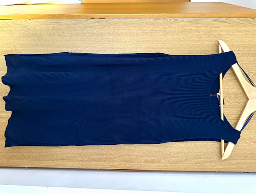 Per una navy ribbed - per,