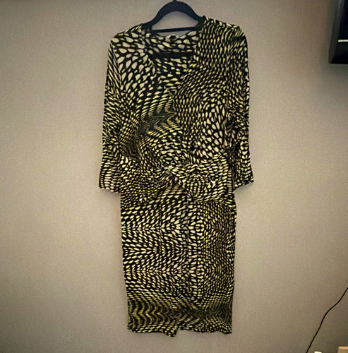 Per una abstract jersey sheath - una,