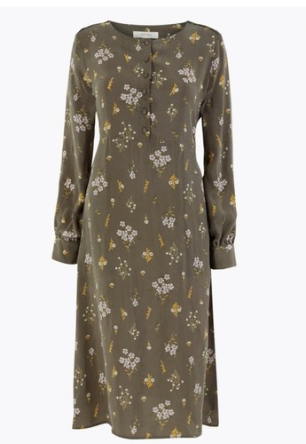 Per una dress khaki green - m&s,