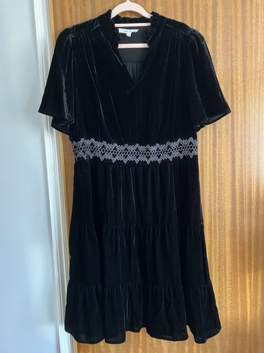 Per una black velvet dress - m&s,
