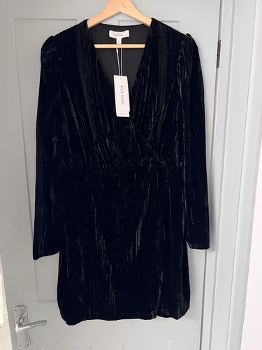 Per una black velvet mini - una,