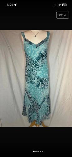 Per una paisley frilly midi - una,