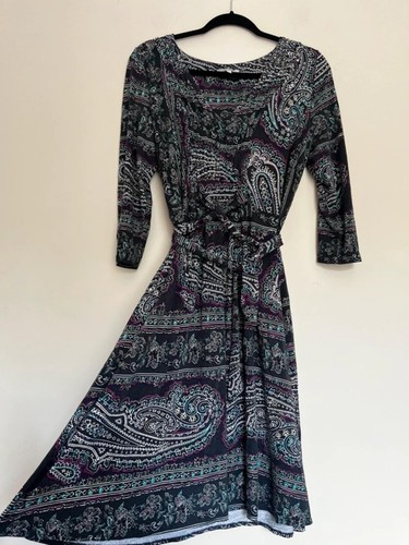 Per una purple - purple, paisley