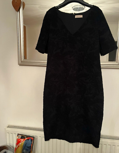 Per una black floral jacquard - una,