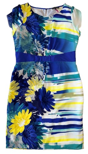 Per una blue yellow - una, floral