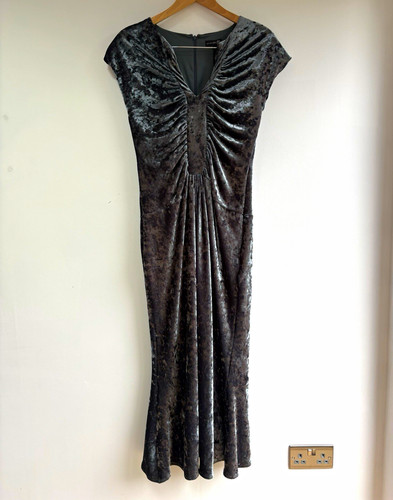 Per una women grey velvet - per, women's