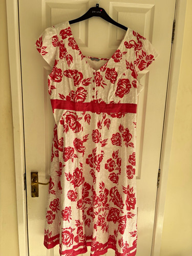 Per una white red - white/red, floral
