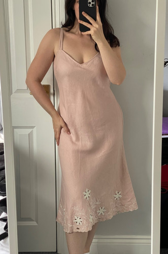 Per una pink - una, linen