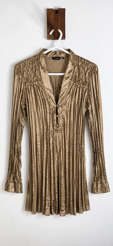 Per una gold crinkle pleated - crinkle,