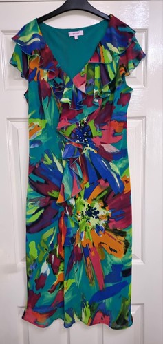 Per una chiffon ruffled front - per,