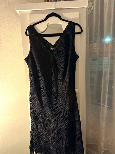 Per una black velvet geometric - per,